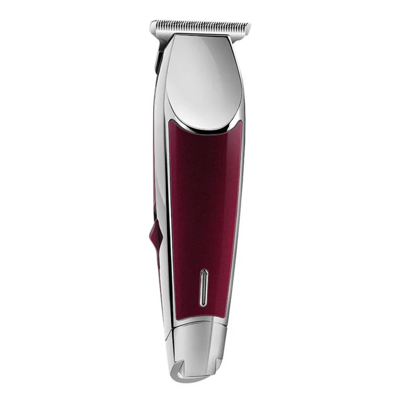 Wine Red США Plug AC100-240V профессиональный электрический триммер для волос Мужская Бритва Парикмахерская Машинка для стрижки волос - Цвет: Wine Red