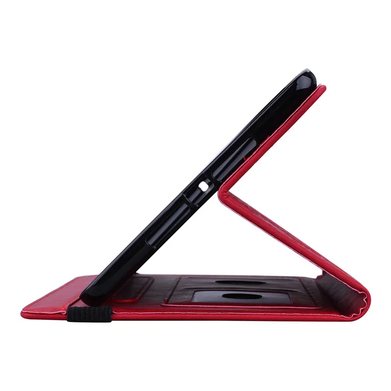 étui rabat en cuir motif arbre gaufré pour ipad
