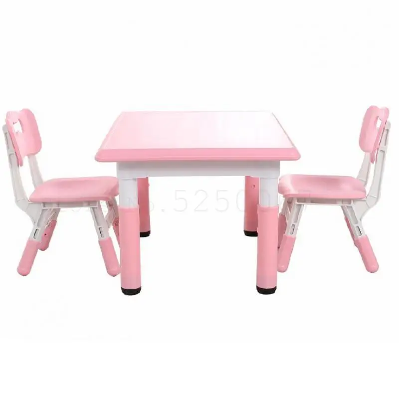 256 Children's Toys Learning Desk Baby Desk Chair Set Kindergarten