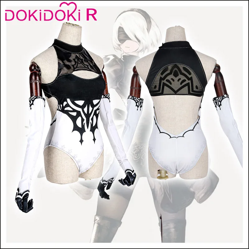 DokiDoki игровой НИР: автоматы Косплэй 2B Купальник костюм Для женщин YoRHa № 2 Тип B