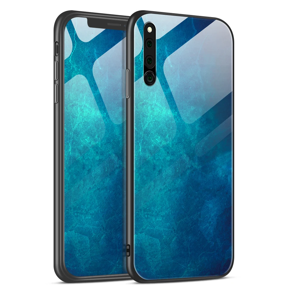 W120 Модный защитный чехол для huawei Honor Magic2 для huawei mate 20/20 Lite/20 Pro mate 20 Роскошные закаленные стеклянные чехлы для телефонов - Цвет: W120
