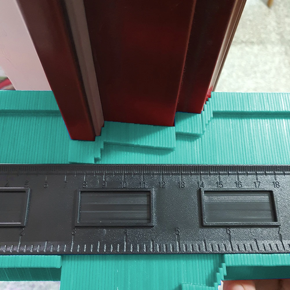 10 дюймов ширина пластиковый профиль копировальный Калибр контурный Калибр Дубликатор стандартный деревянный маркировочный инструмент плитка ламинат плитки общие инструменты