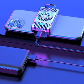 

Mobile Phone Cooler USB Fan Lightweight Radiator Anti-Noise Handheld Heatsink Stand 2020
