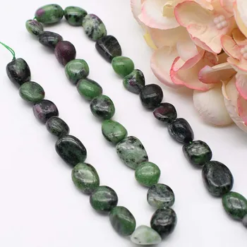 

2Strands/lot Natural Epidote Zoisite irregular round Stone Beads For DIY necklace bracelet jewelry making 15 "free delivery