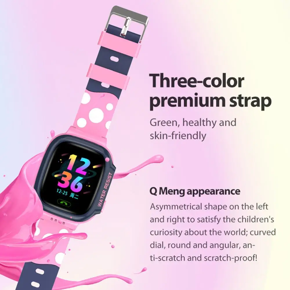 Children Smart Watch Touch Screen Positioning dell'inseguitore di GPS SOS di chiamata Posizione WiFi Waterproof Wrist Watch