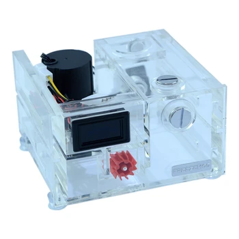 

FREEZEMOD GQSX-Y1 Double Optical Drive Water Cooling Water Tank Desktop Integrated Notebook Water Pump Industrial Thermometer