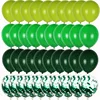40pcs Green Balloons Set Chrome Metallic Confetti Ballon Jungle Safari Animal Birthday Party Decoration Wedding Balloon Garland ► Photo 1/6