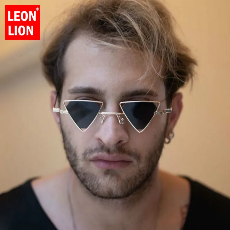 Солнцезащитные очки LeonLion в стиле ретро для мужчин и женщин зеркальные роскошные