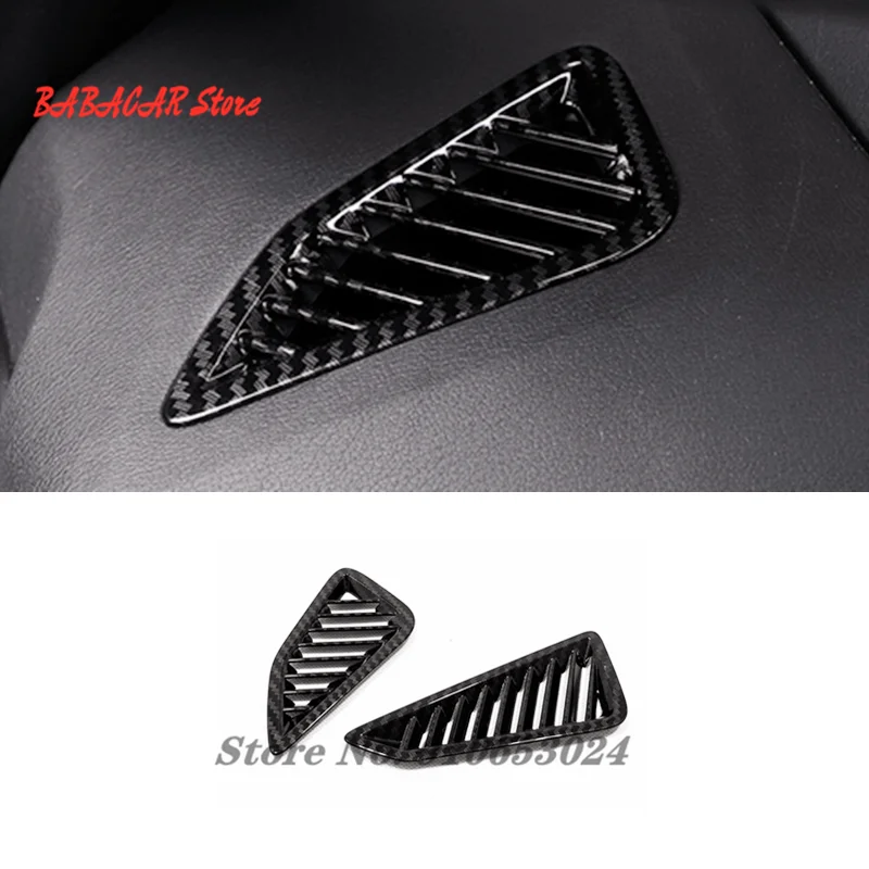 

For Toyota Corolla 2019 2020 Car Front Small Air Outlet Decoration Cover Trim Car Interior Accessorie ABS Matte/ Carbon Fibre