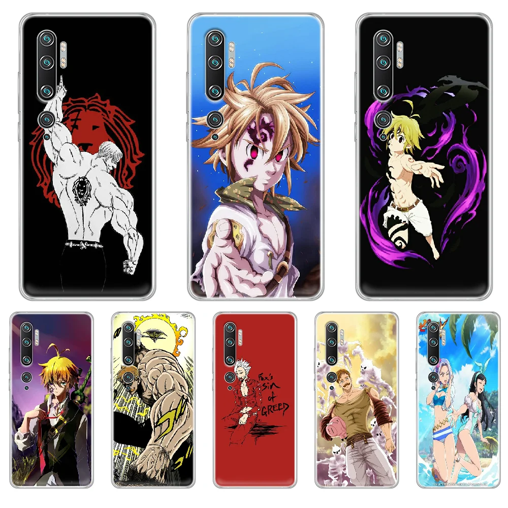 Nanatsu no Taizai чехол для телефона Корпус XIAOMI MI 3 4 5 5X 8 9 10 se max pro a2 9T note lite Прозрачный