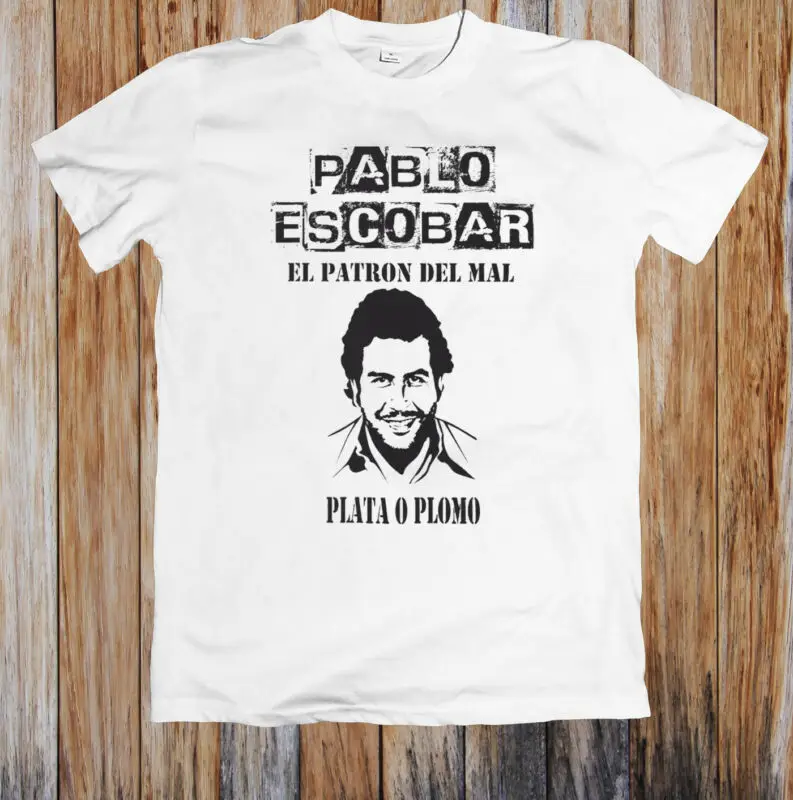 Футболка унисекс PABLO ESCOBAR EL PATRON DEL MAL | Мужская одежда