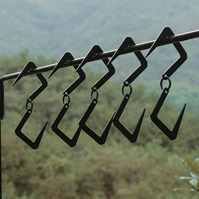 Extra Large S Shape Hooks Heavy-Duty Outdoor Camping Storage Hook Stainless  Steel S-Shaped Pot