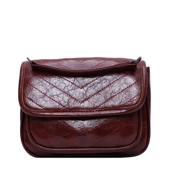 

Autumn and Winter Texture Casual Wandering Bag Women's New Korean-Style Fashion Chain Shoulder Messenger Square Sling Bag