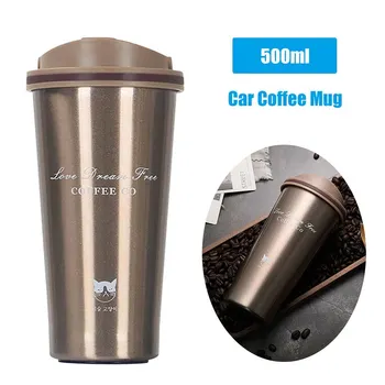 

Leak Proof Cup Travel Coffee Mugs Insulated Thermal Travel Coffee Mug Lid Stainless Steel Thermal Cup Water Bottle