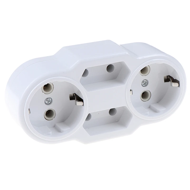 

Plugs Adapter Multiple plugs Distributor Multiconnectors 4 -fold Euro connectors EU Type Conversion Socket Power Adapter