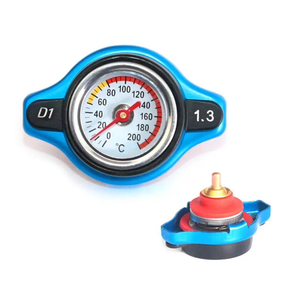 3-B Car Thermostatic Gauge Radiator Cap 0.9/1.1/1.3 bar Water Temp Meter - Цвет: 3-B