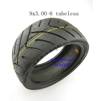 

Lightning shipping 9X3.00-6 tubeless tire vacuum tire electric scooter torque car wear resistant 9*3.00-6 tyre