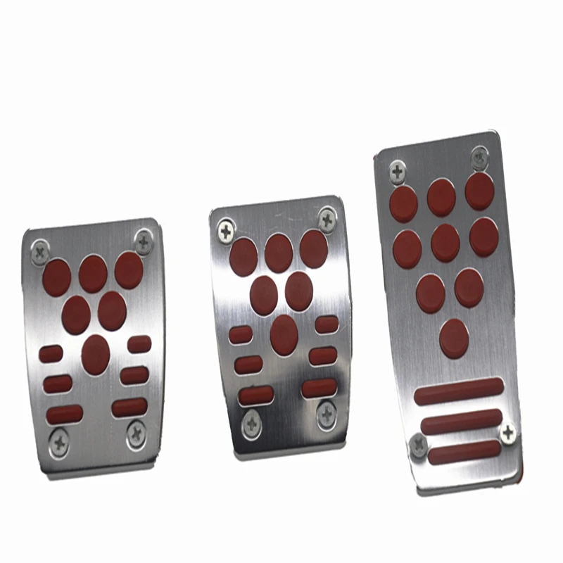 Universal Aluminum Automatic Manual Transmission 2 pcs OR 3 pcs Non-Slip Car Brake Clutch Pedal Cover Set Kit Pedali car styling,car accessories,car pedals,pedal cover