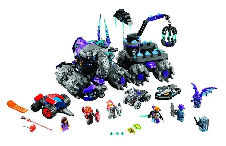 

Nexus Chevaliers Jestro Siege de DIY Batiment Brique Garcons Jouets Cadeau Compatible Legoed 70352 tos for children