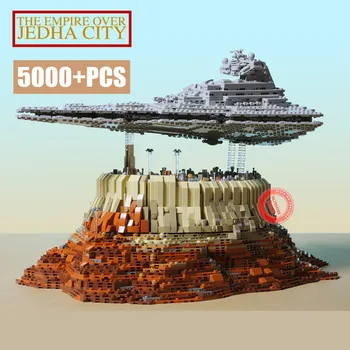 

MOC First Order Star Destroyer Starwars The Empire Over Jedha Fit Star Wars MOC-18916 Model Building Blocks Bricks Toys birthday
