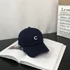 A-Z Embroider Letter Cotton Hat  Baseball Dad Cap Adjustable Size for Running Workouts Outdoor Activities Personality Caps 3