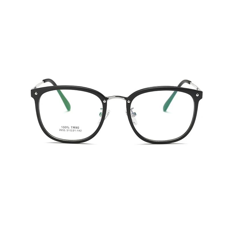 Tr90 круглые прозрачные очки, оправа для женщин, очки для близорукости по рецепту, круглые оправы, поддельные круглые очки, очки - Цвет оправы: c2