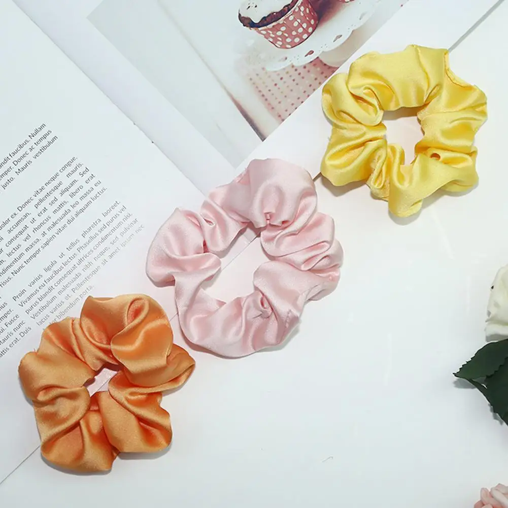 DSstyles 16 шт./компл. Модные женские аксессуары для волос однотонная сверхэластичная Резина лента для волос головной убор