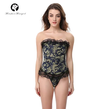 

Corset Tops to Wear Out Corsets Femme Gorset Modeling Strap Slimming Waist Bodice Floral Print Sheath Belly Flat Bronzing S-6XL