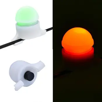 

elenxs Smart Night Fishing Rod Tip LED Light Bite Alarm Alert Indicator Fishing Supplies Accessories