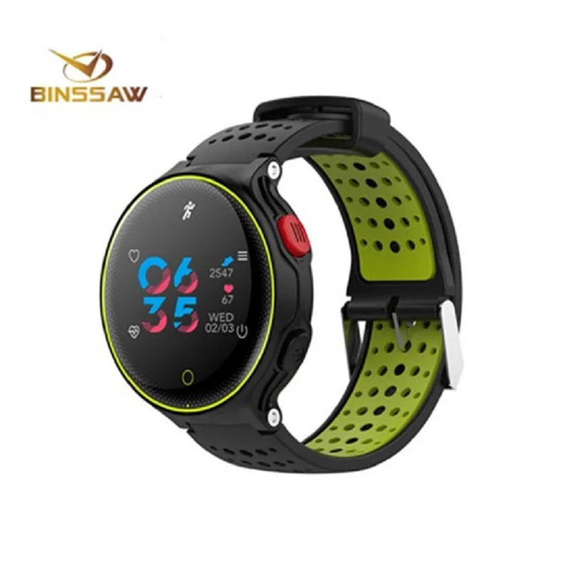 

BINSSAW X2 plus Sport Bluetooth Color Screen Smart Bracelet Blood Pressure Heart Rate Monitor Fitness Tracker Wristband