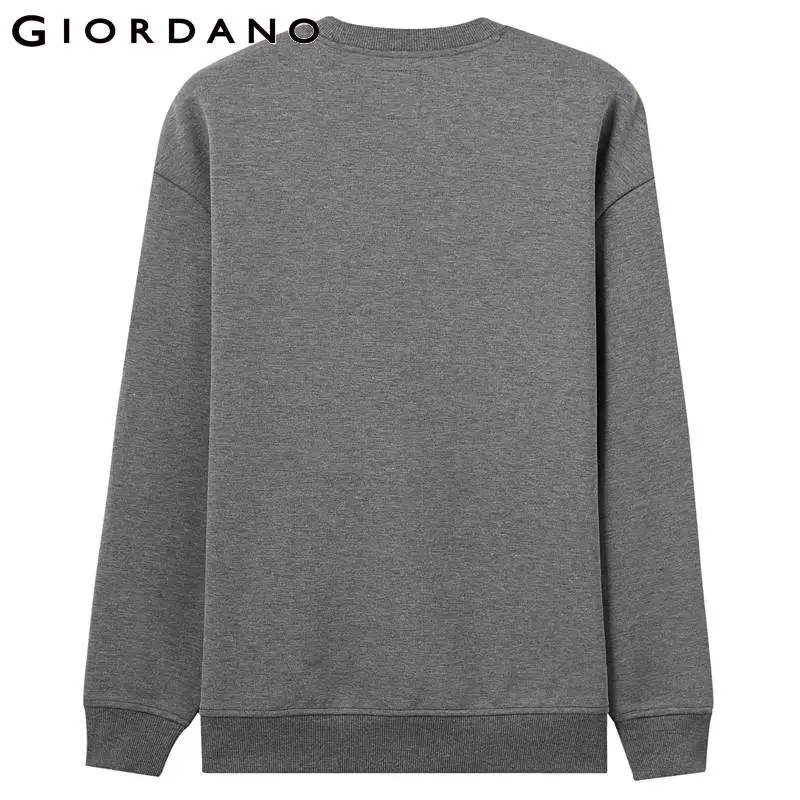 Giordano мужской джемпер из натурального хлопка вышивкой сделанной из двухсторонний ткани dare to dream на груди, имеет круглый вырез под шею,а так же несколько цветовых решений