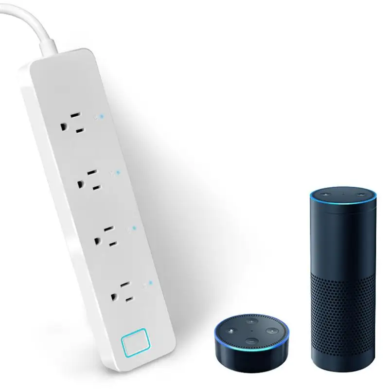 Foxnovo US Plug умный Wifi блок питания приложение дистанционное управление переключатель таймер стабилизатор напряжения розетка с Alexa голосовой помощник