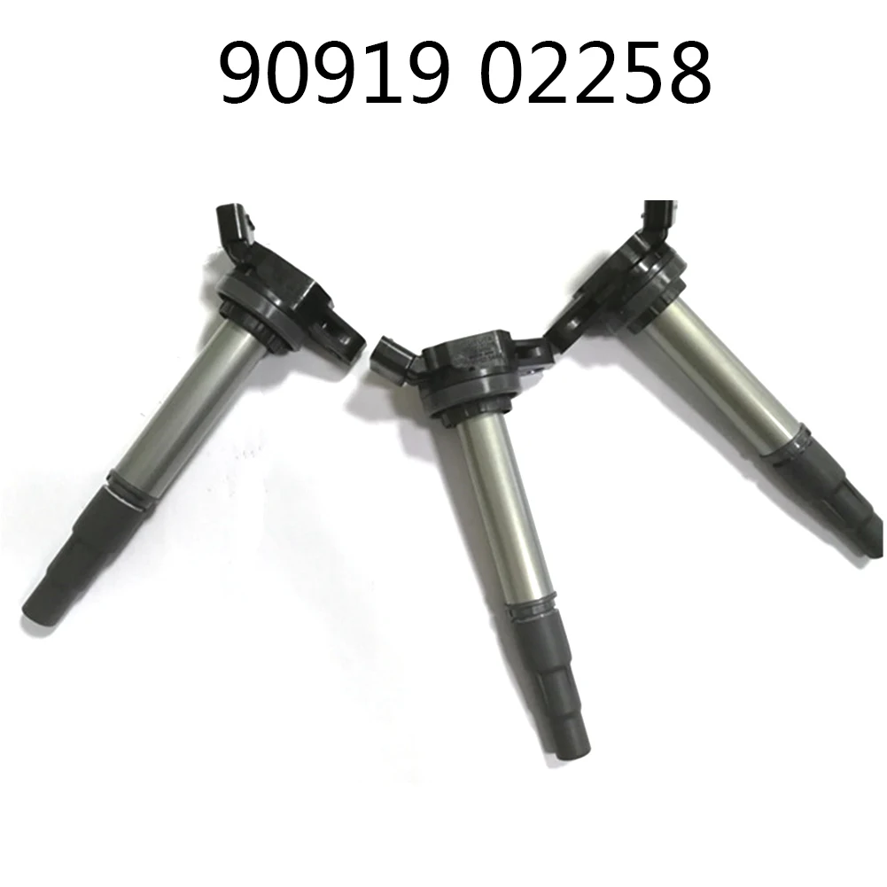 90919-02258 катушка зажигания двигателя, запасная часть для ремонта, долговечное обслуживание, прямая посадка, автоматическая замена, легкая установка для Carola - Цвет: 90919 02258