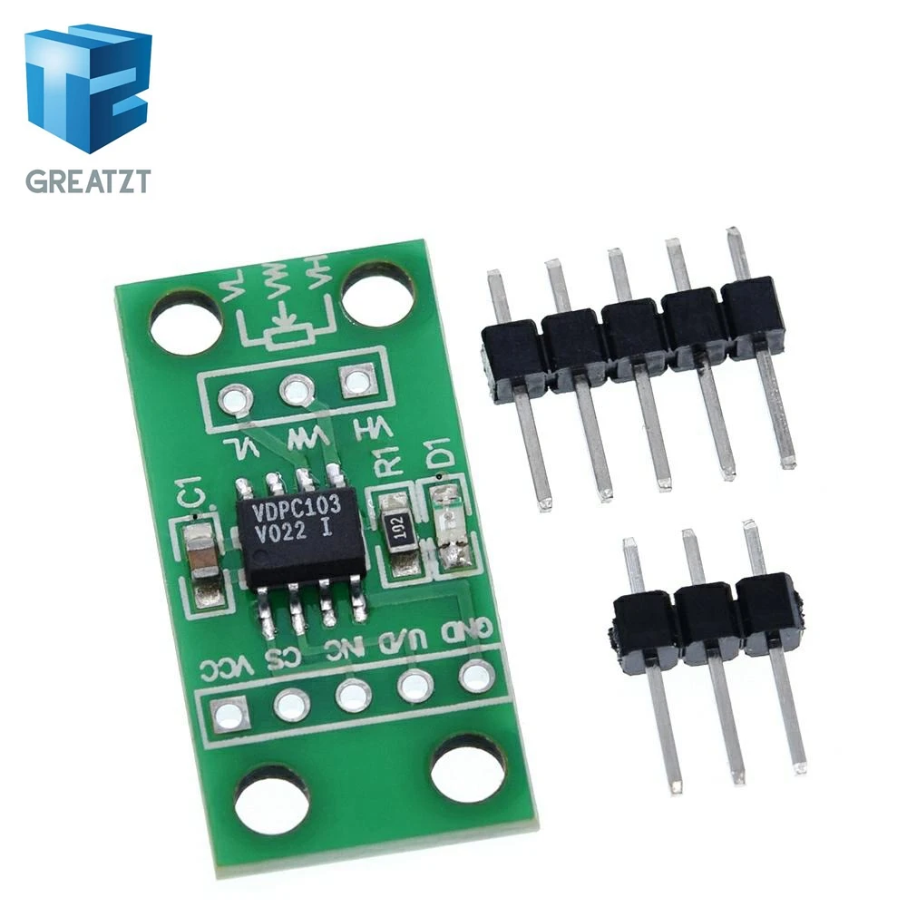 GREATZT X9C103S плата цифрового потенциометра модуль для Arduino Arduino|Интегральные схемы| |