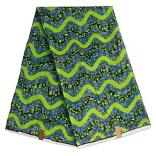 Miss L новейший стиль африканская вощеная ткань принтом 6 ярдов/шт Анкара хлопок HL19S111648