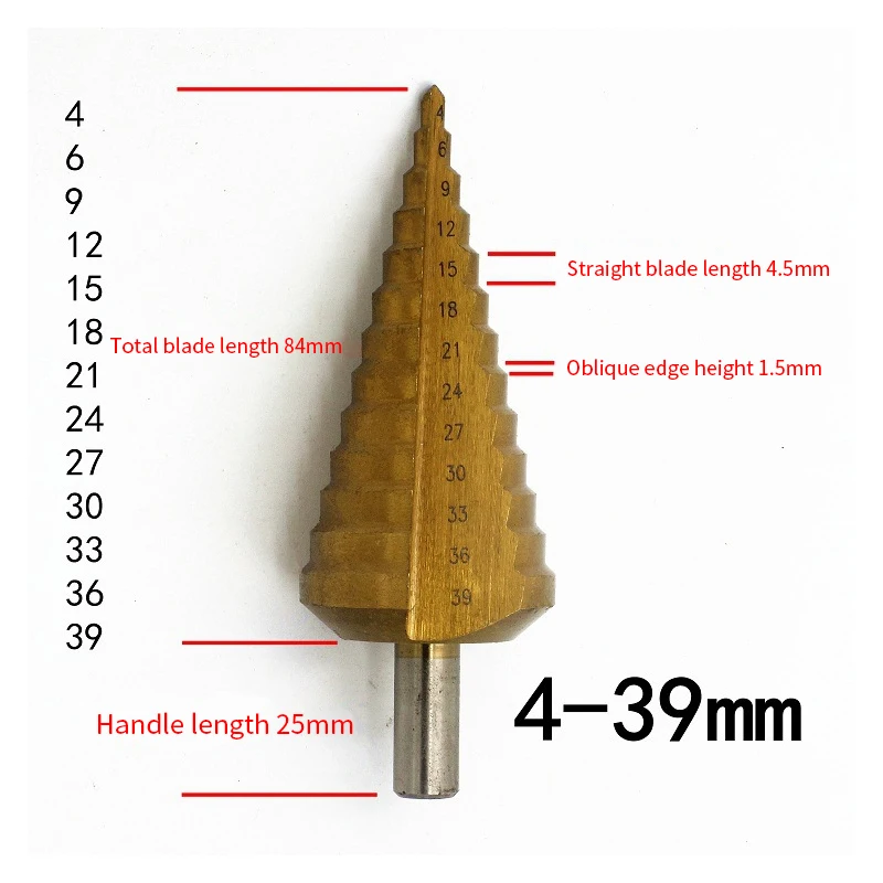 Ручка ступенчатая Буровая головка бура на возраст от 4 до 12 лет/20/32 мм пагода