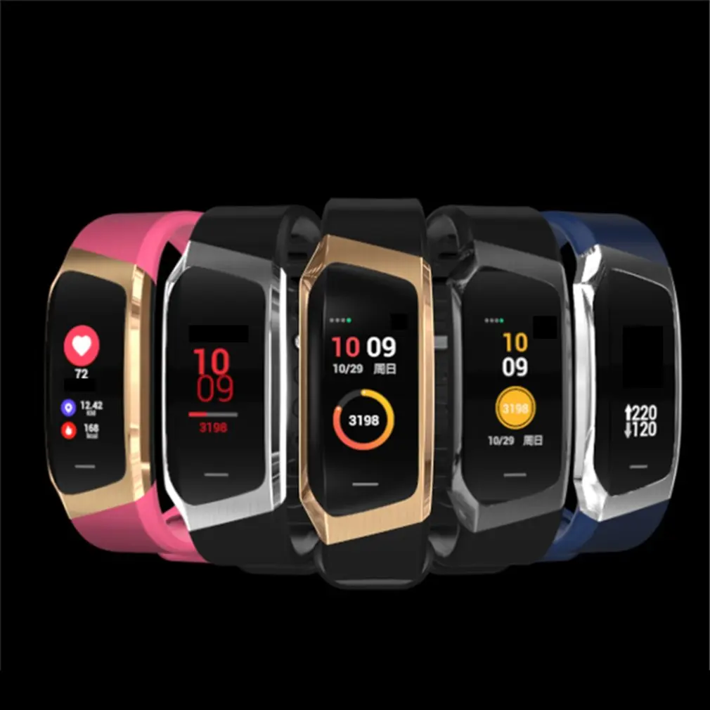 Smart Band Color Touch Screen Wristband Waterproof Oxygen Heart Rate Monitor Bracelet Sport Fitness Tracker