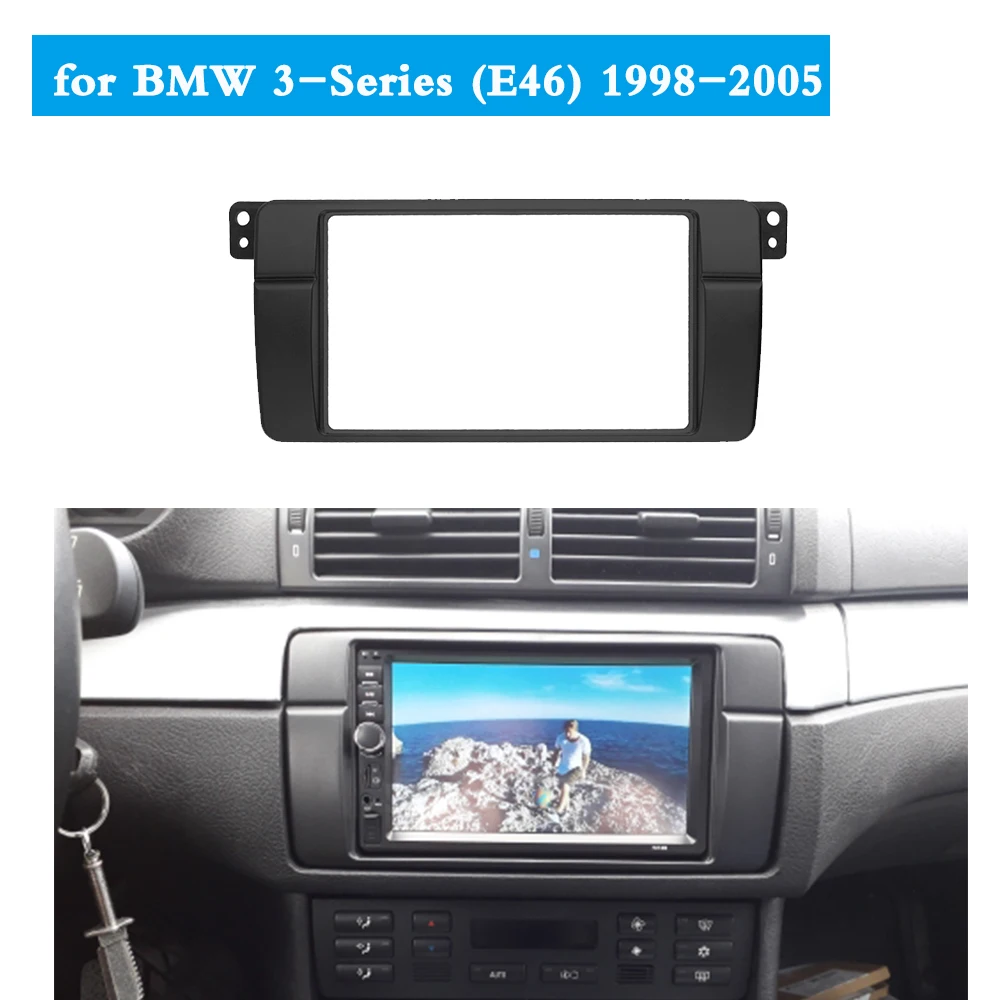 173*98 Mm Radio Fasia untuk BMW 3 Seri 