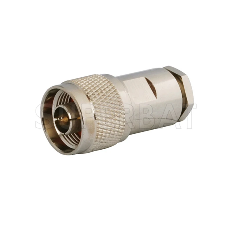 

Superbat-N Male Straight Clamp RF Coaxial Connector Adapter, LMR300 50-5 Cable