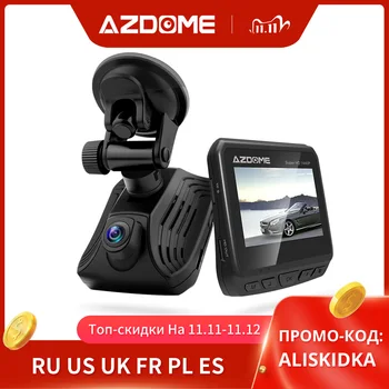 

AZDOME DAB211 Dash Cam Ambarella A12 2K 1440P Super Night Vision Dashcam Camera Recorder Car DVR With GPS ADAS Loop Recording