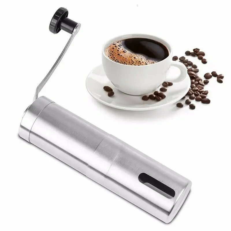 

Stainless Steel Hand Shake Coffee Grinder Portable Manual Coffee Bean Grinder