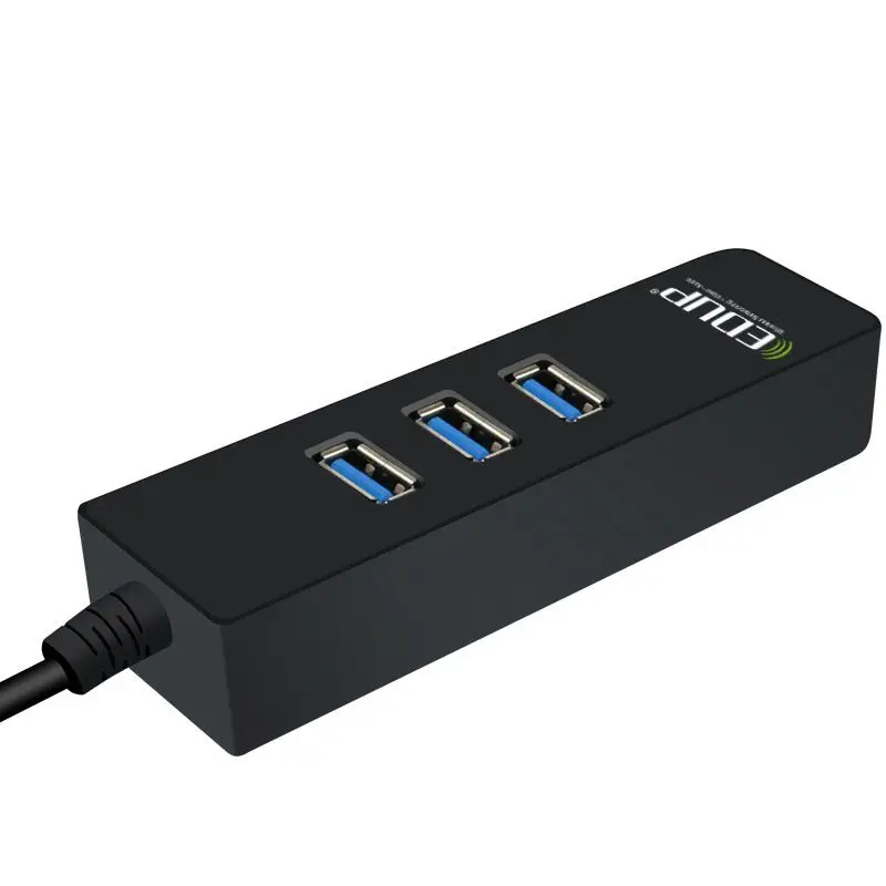 HOT-EDUP USB 3,0 концентратор супер скорость внешний 3 порта Usb разветвитель Usb Ethernet адаптер для Macbook Air ноутбук ПК компьютер Usb концентраторы