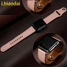 Кожаный ремешок для apple watch band apple watch 5 4 band 42 мм/38 мм iwatch band 44 мм/40 мм pulseira браслет ремешок для часов 5 4 3 2 ремень