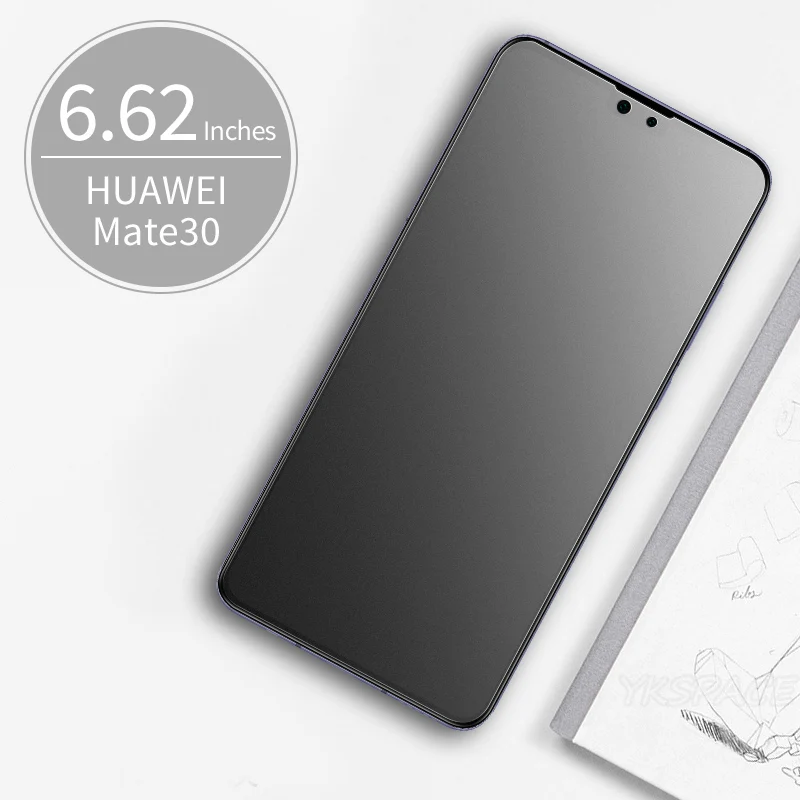 С уровнем твердости 9 H полное покрытие матовое закаленное стекло для huawei P30 Коврики 20 Lite 20 X 20X Nova/4e матовый Экран защитная пленка против следов от пальцев