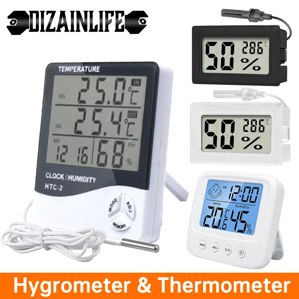 Mini Digital LCD Outdoor Indoor Room Thermometer_Hygrometer Temperature Humidity Mini Digital LCD Outdoor Indoor Room Thermometer_Hygrometer Temperature Humidity