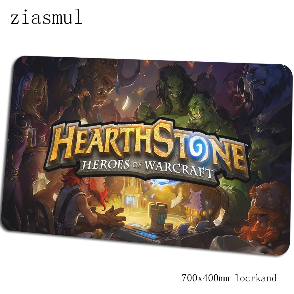 Коврик для мыши Hearthstone 700x400x3 мм игровой коврик для мыши большой коврик для геймера Толстая игровая компьютерная настольная клавиатура со встроенной мышью с обработанным краем игровые коврики - Цвет: Size 700x400x3mm