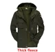 thick fleece - green