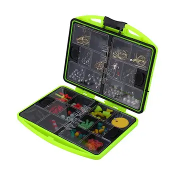 

Fishing Tool Box Crank Bait Stopper Jig Hook Swivel Snap Lead Sinker Storage Case 24 Compartments Fishing Tackle Accessories