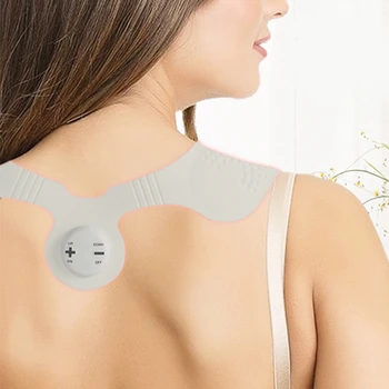 

Electric Back Massagers Electric Massager Sticker Electronic Professional Personal Massage Device for Neck Shoulder Back Waist A