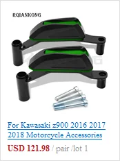 Для KAWASAKI Z900 аксессуары для мотоциклов 6 мм 8 мм 10 мм ЧПУ алюминиевая подставка винты маятник Катушки слайдер с логотипом Z900